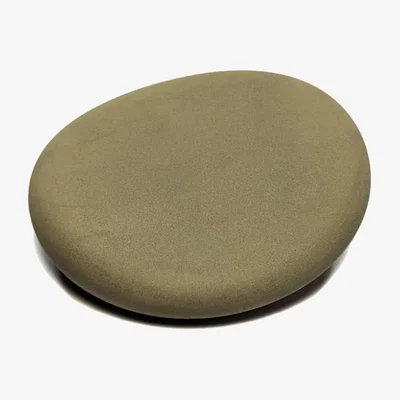 Wolf & Badger Irregular Matte Stone Trinket Tray - Olive Green One Size Ruby Melo