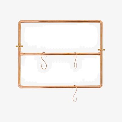 Wolf & Badger Neutrals Handcrafted Pure Copper S-Hooks Set Four Pieces – Solid Copper Rustic Hanging Solution | One Size | Anatoliacraft