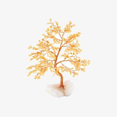 Wolf & Badger Yellow / Orange Positive Energy - Citrine Feng Shui Tree | Karma and Luck