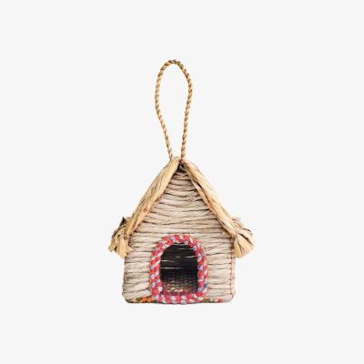 Wolf & Badger Neutrals Seagrass & Sari Birdhouse - Cabin Korissa