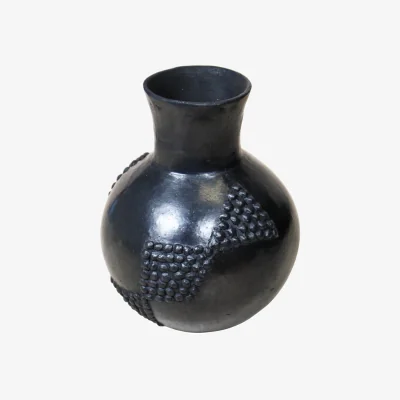 Wolf & Badger Black Zulu Pot - Twelve Two | One Size | Botanical Boys