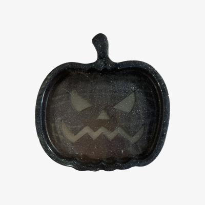Wolf & Badger Black / Pink / Purple Spooky Pumpkin Tray - Purple-Black | By Shax