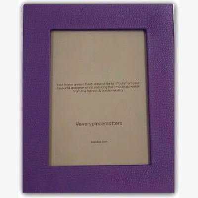 Wolf & Badger Pink / Purple Sarah Haran Frame - Purple One Size Kapdaa - the Offcut Company