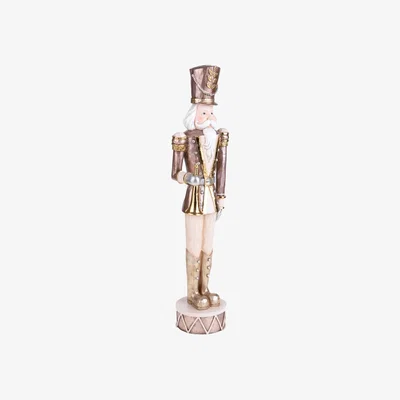 Wolf & Badger Gold / Brown Frederic Rose Gold Glitter Nutcracker | Casabyjj