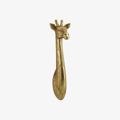 Wolf & Badger Gold Giraffe Wall Hanging Rockett St George