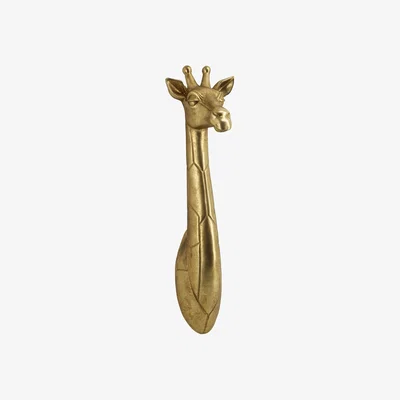Wolf & Badger Gold Giraffe Wall Hanging Rockett St George