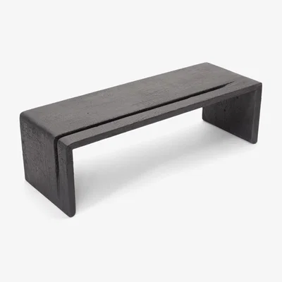 Wolf & Badger Overlap Laptop Table - Black Medium Formr