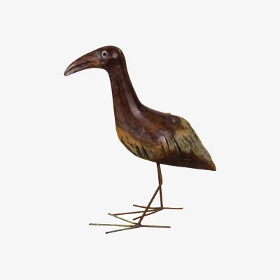 Wolf & Badger Brown Driftwood Bird - Eighteen Two | One Size | Botanical Boys