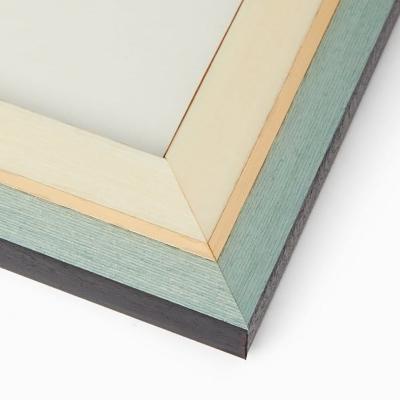 Wolf & Badger Blue Ferrante Marquetry Frame - Small Casabyjj