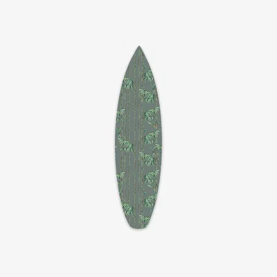 Wolf & Badger Green Surfboard Wall Decor Bamboo Catchii
