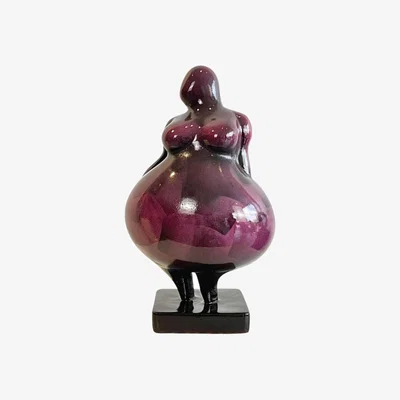 Wolf & Badger Pink / Purple Curves Of Grace - Sculpture | Artchi