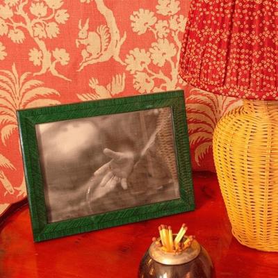 Wolf & Badger Green Veronese Marquetry Frame - Small | Casabyjj