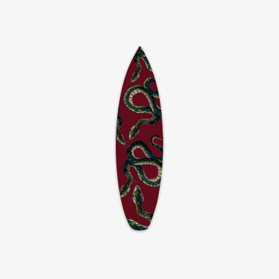 Wolf & Badger Red Surfboard Wall Decor Sizzling Snakes Catchii