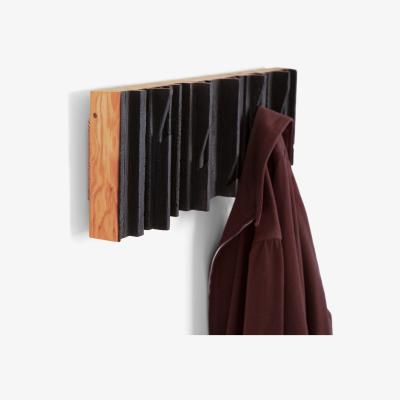 Wolf & Badger Neutrals / Black Mr. Hook Coat Rack - Black, Neutrals One Size Formr