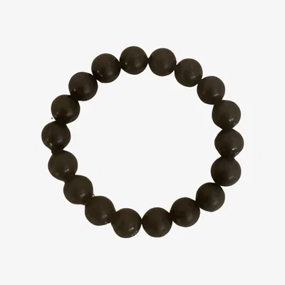 Wolf & Badger Neutrals Shungite Bracelet Beads | One Size | Lemuria Store