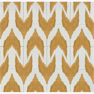Wolf & Badger Neutrals Backsplash Tiles Ikat Ocher Yellow Catchii
