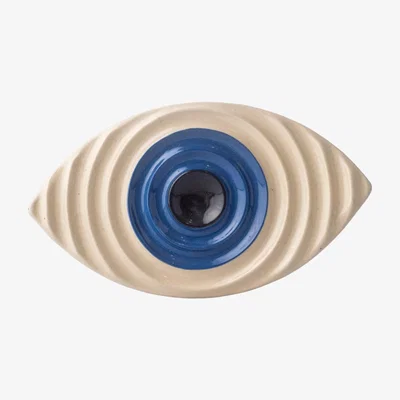 Wolf & Badger Evil Eye Ceramic Tray . Bruci Editora De Diseño