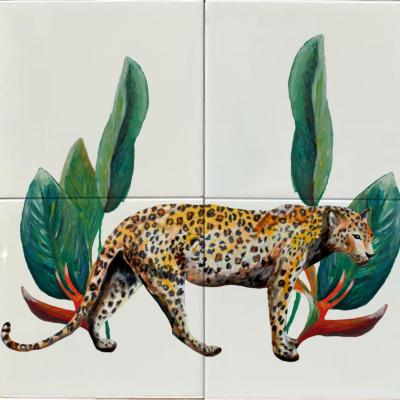 Wolf & Badger Tile Panel Panther Catchii
