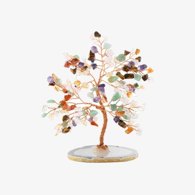 Wolf & Badger Invigorated Spirit - Multi-Stone Feng Shui Tree | Karma and Luck