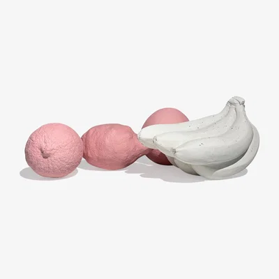 Wolf & Badger Ornamental Concrete Still Life Fruit Set Multicolour Studio Story