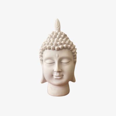Wolf & Badger White Budha Decor Sculpture Artchi
