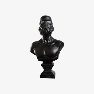 Wolf & Badger Black Imperial Death Trooper One Size Artchi