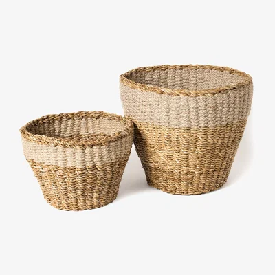 Wolf & Badger Neutrals Savar Planter - Set Of 2 Korissa