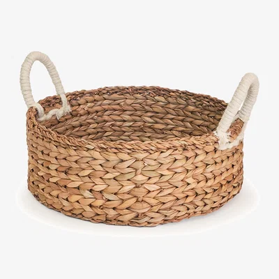 Wolf & Badger Neutrals Savar Round Tray Basket | Korissa
