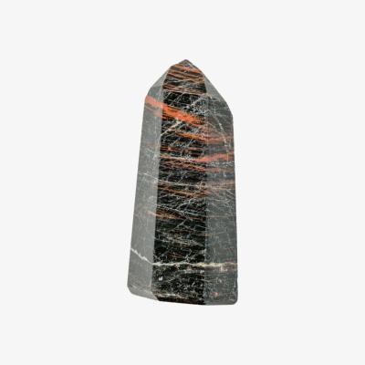 Wolf & Badger Black Tourmaline Point & Red Hematite One Size Lemuria Store