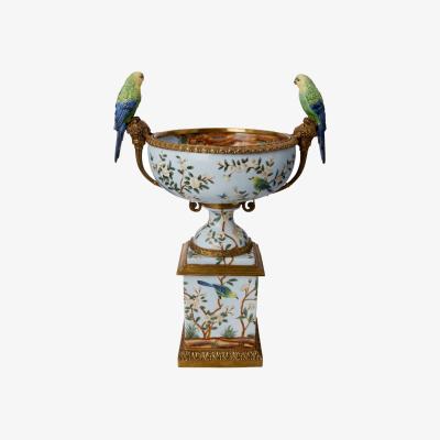 Wolf & Badger White / Gold / Green Bridgerton Table Centrepiece | Casabyjj