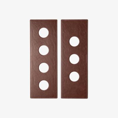 Wolf & Badger The Armory Mate - Vegan Leather Padding For The Armory Knife Box - Rustic Brown One Size Holme & Hadfield