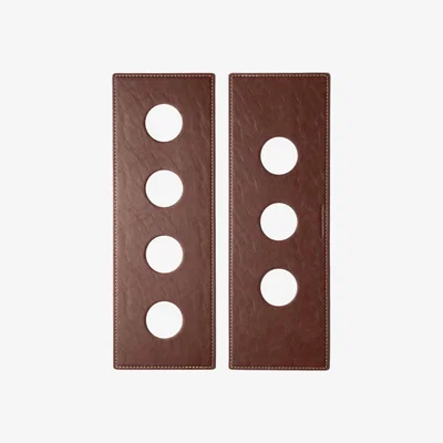Wolf & Badger The Armory Mate - Vegan Leather Padding For The Armory Knife Box - Rustic Brown One Size Holme & Hadfield