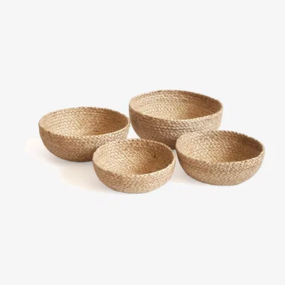 Wolf & Badger Neutrals Kata Candy Bowl In Natural - Set Of 4 Korissa