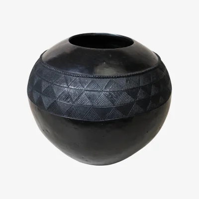 Wolf & Badger Black Zulu Pot - Seventeen Seven | One Size | Botanical Boys