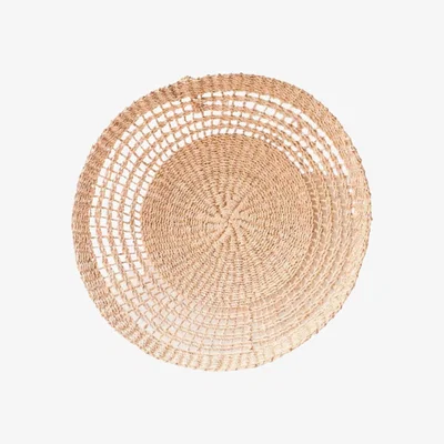 Wolf & Badger Neutrals Medium Open Weave Wall Baskets - Woven Wall Baskets Likhâ
