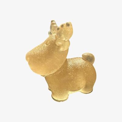 Wolf & Badger Sparkly Reindeer Figurine - Gold | By Shax
