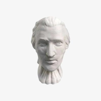 Wolf & Badger White Wolfgang Amadeus Mozart Bust | Artchi
