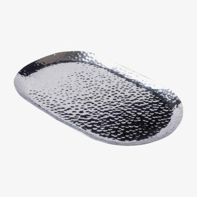Wolf & Badger Silver Martello Catch-All Metal Tray . Bruci Editora De Diseño