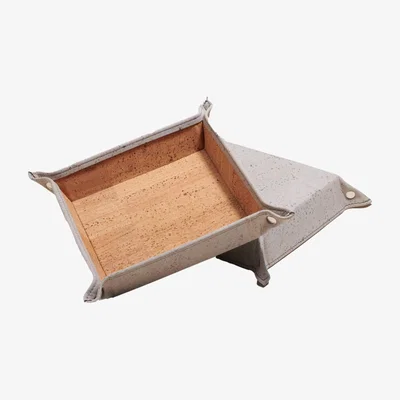 Wolf & Badger Grey Tidy Catch All 2.0 One Size Tiradia Cork