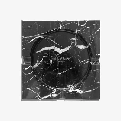 Wolf & Badger Black Marble Ashtray One Size Blvck Paris