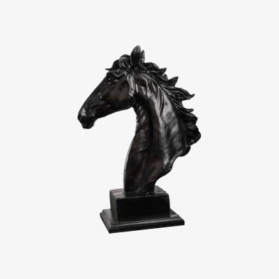 Wolf & Badger Black Dark Horse Bust One Size Artchi