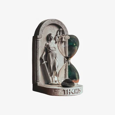 Wolf & Badger Grey Themis Magnetic Hourglass Artchi