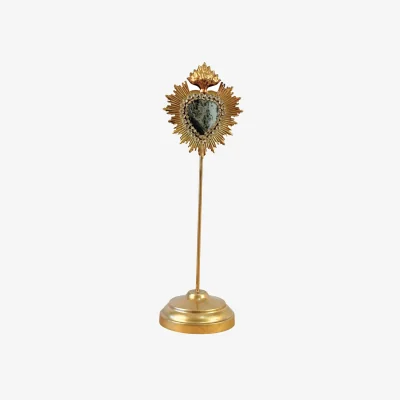 Wolf & Badger Gold Ex-Voto Candle Stand Large | Lila Rasa