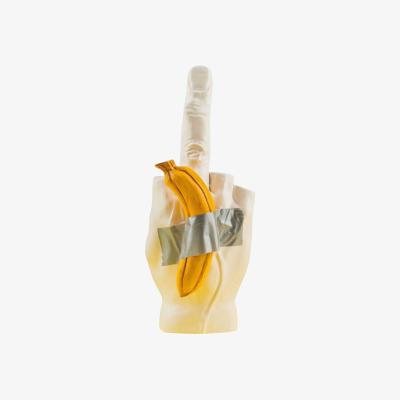 Wolf & Badger White / Yellow / Orange Banana Grab | Artchi