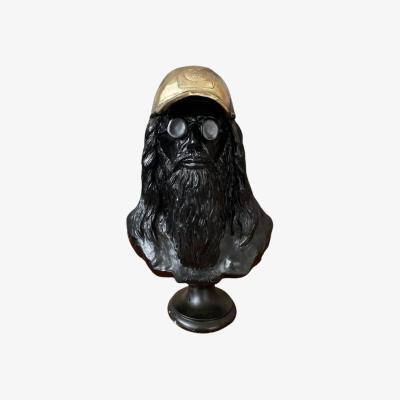 Wolf & Badger Visionary Da Vinci Sculpture - Multicolour | Artchi
