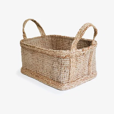 Wolf & Badger Neutrals Bono Rectangular Basket - Small Korissa