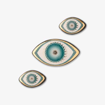 Wolf & Badger Green / Gold Value Pack | Eye | Set Of Three Pieces | Atelier Simi