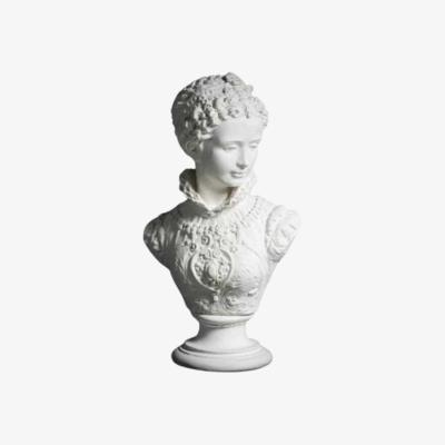 Wolf & Badger White Royal Beauty Bust | Artchi