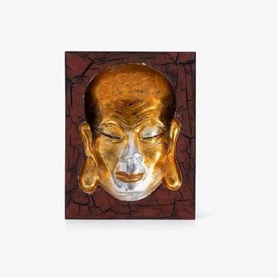 Wolf & Badger Wooden Budhha Mask The Annam House