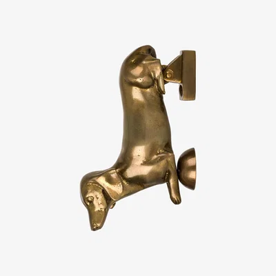 Wolf & Badger Dachshund Door Knocker Adams & Mack